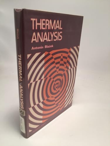 Beispielbild fr Thermal Analysis zum Verkauf von Better World Books