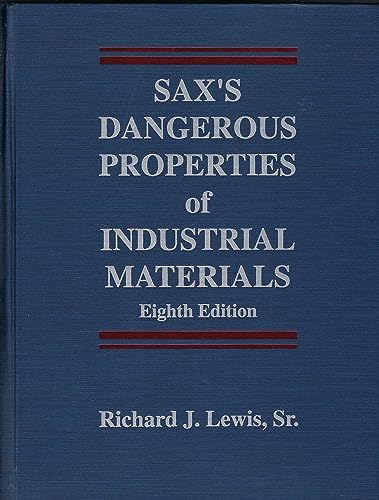 Beispielbild fr Sax's Dangerous Properties of Industrial Materials (3 Volume Set) zum Verkauf von J J Basset Books, bassettbooks, bookfarm.co.uk