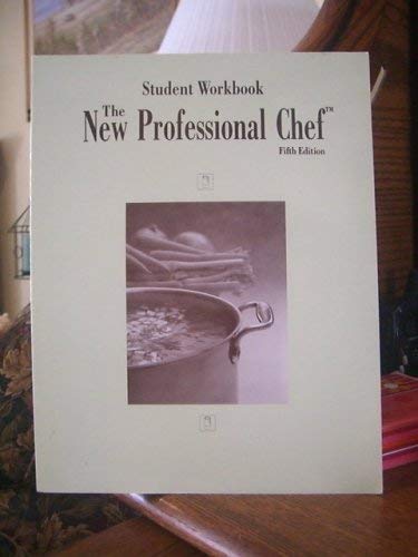 Stock image for New Professional Chef/Student Workbook for sale by Robinson Street Books, IOBA