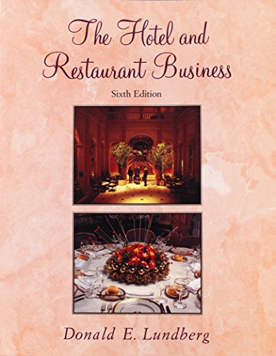 9780442012465: The Hotel and Restaurant Business