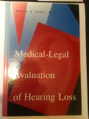 9780442012663: Medical-Legal Evaluation of Hearing Loss