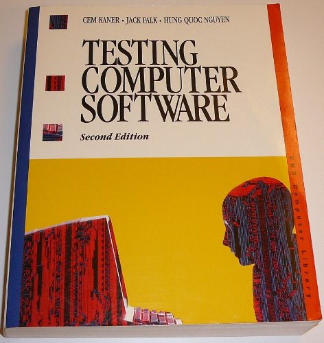 Imagen de archivo de Testing Computer Software a la venta por Half Price Books Inc.