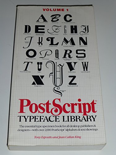 Beispielbild fr Postscript Typeface Library: Serif & Script (The Postscript Typeface Library, Band 1) zum Verkauf von BBB-Internetbuchantiquariat