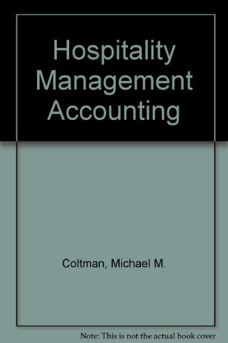 Stock image for Hospitality Management Accounting for sale by ThriftBooks-Atlanta