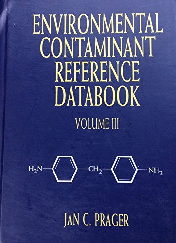 Stock image for Environmental Contaminant Reference Databook for sale by Mispah books