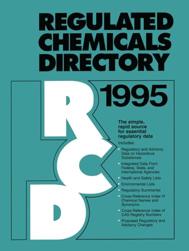 Stock image for Regulated Chemicals Directory 1995 for sale by Mispah books