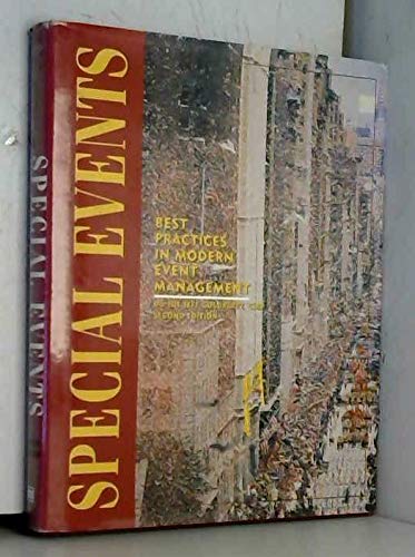 Special Events: Best Practices in Modern Event Management, 2nd Edition (9780442022075) by Joe Jeff Goldblatt