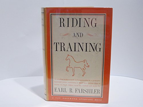 Imagen de archivo de Riding and Training a la venta por Marbus Farm Books