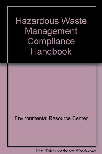 Stock image for Hazardous Waste Management Compliance Handbook for sale by HPB-Red