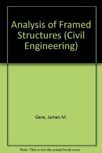 9780442026356: Analysis of Framed Structures (Civil Engineering)