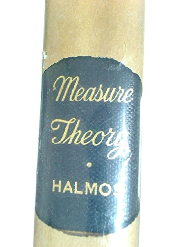 Imagen de archivo de Measure Theory (The University Series in Higher Mathematics) a la venta por Books Unplugged