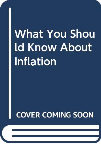 What You Should Know About Inflation (9780442032753) by Hazlitt