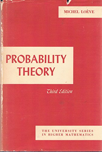Immagine dell'editore per Probability Theory (The University Series in Higher Mathematics) venduto da HPB-Red