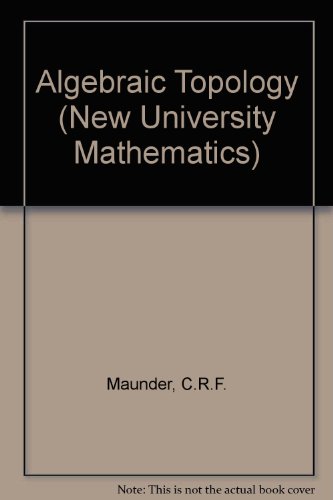 9780442051693: Algebraic Topology (New University Mathematics)