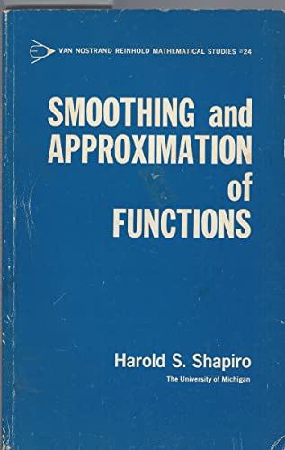 Stock image for Smoothing and approximation of functions (Van Nostrand-Reinhold mathematical studies 24) for sale by Zubal-Books, Since 1961