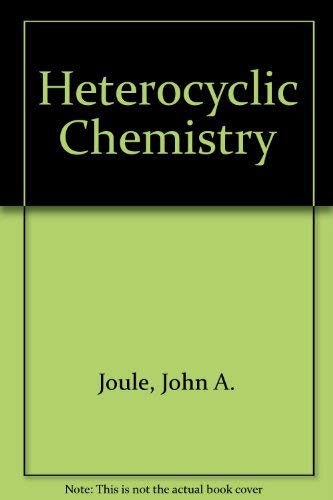 9780442078102: Heterocyclic Chemistry