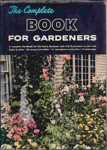 9780442078607: Complete Book for Gardeners