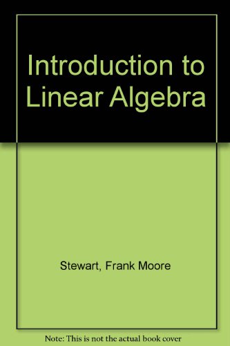 9780442079895: Introduction to Linear Algebra