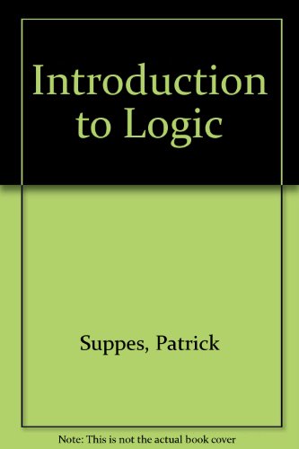 9780442080716: Introduction to Logic