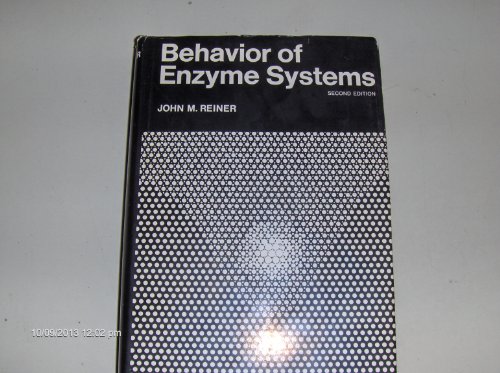 9780442156183: Behaviour of Enzyme Systems