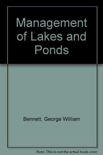 Stock image for Management of Lakes and Ponds for sale by Better World Books