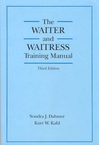 Beispielbild fr The Waiter and Waitress Training Manual zum Verkauf von Wonder Book