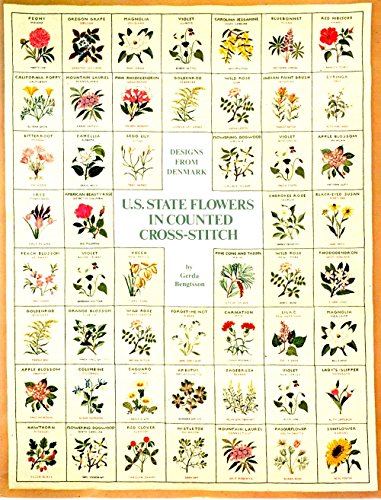9780442206833: U. S. State Flowers in Cross Stitch