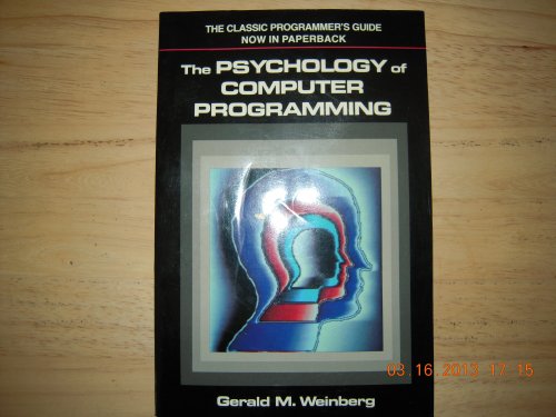 Imagen de archivo de The Psychology of Computer Programming a la venta por Better World Books Ltd
