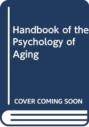 Beispielbild fr The Handbook of the Psychology of Aging zum Verkauf von Better World Books: West