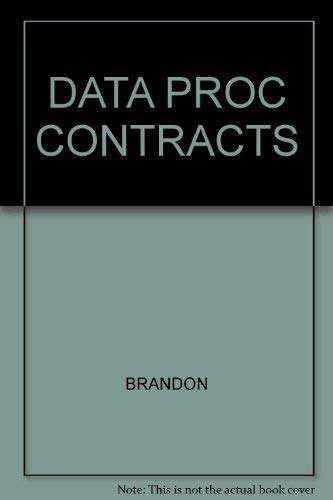Stock image for Data Processing Contracts: Structure, Contents, and Negotiation for sale by Wonder Book
