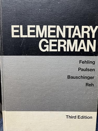 Stock image for Elementary German (Third Edition) for sale by HPB-Red