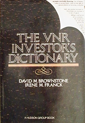 Imagen de archivo de The VNR Investor's Dictionary a la venta por Better World Books