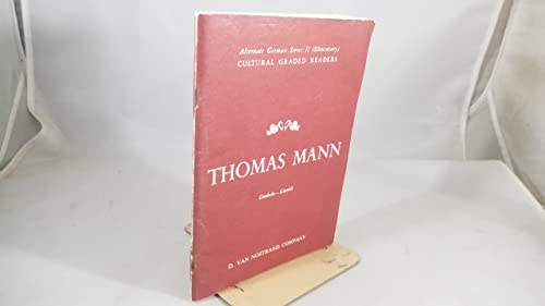 Beispielbild fr Cultural Graded Readers: Thomas Mann zum Verkauf von medimops