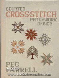 Counted cross-stitch patchwork design