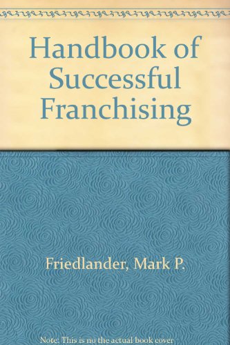 Beispielbild fr Handbook of Successful Franchising zum Verkauf von Wonder Book
