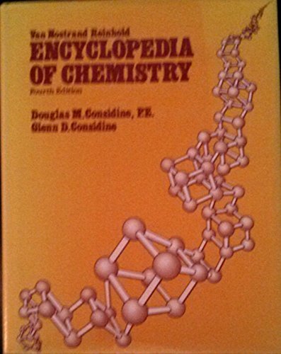 9780442225728: Van Nostrand Reinhold Encyclopedia of Chemistry