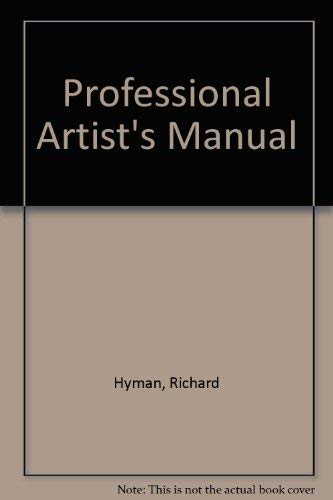 Stock image for The Professional Artist's Manual for sale by Better World Books