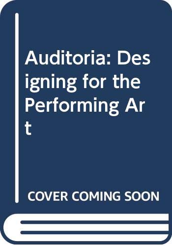 9780442226633: Auditoria: Designing for the Performing Art