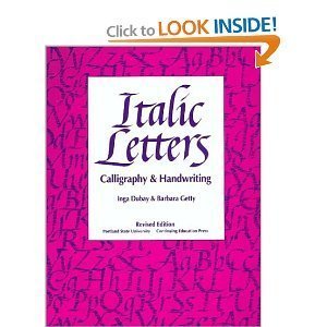 Italic letters: Calligraphy and handwriting (9780442228064) by Dubay, Inga