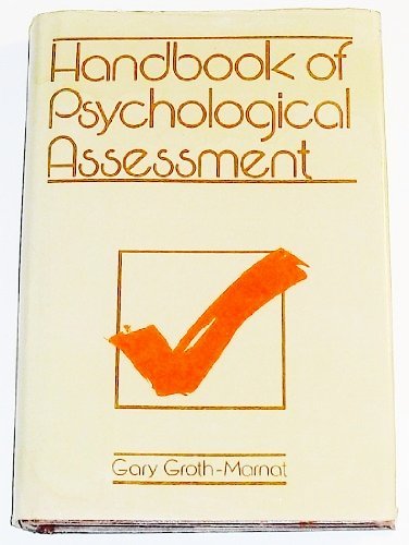 Beispielbild fr Handbook of psychological assessment zum Verkauf von Wonder Book