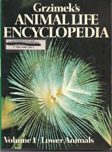 9780442230357: Animal Life Encyclopaedia: Lower Animals v. 1
