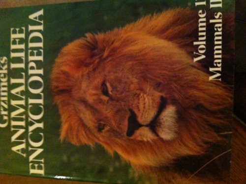 Stock image for Grzimek's Animal Life Encyclopedia: Mammals III for sale by Half Price Books Inc.