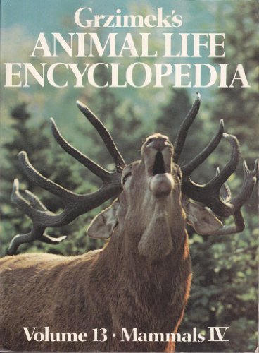 9780442230487: Grzimek's Animal Life Encyclopedia : Volume 13 - Mammals IV