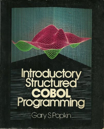 9780442231668: Introductory Structured Cobol Programming