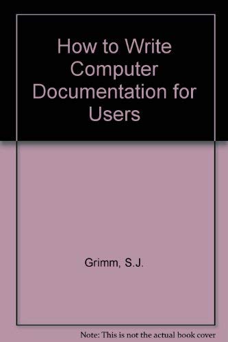 How to Write Computer Documentation for Users