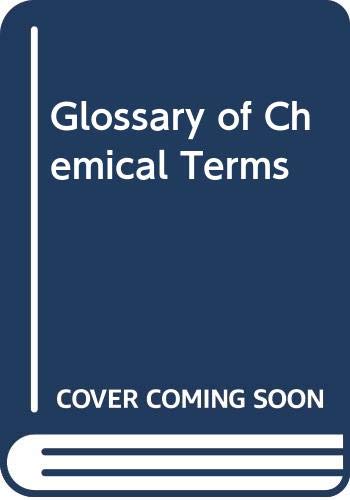 Beispielbild fr Glossary of Chemical Terms zum Verkauf von Better World Books