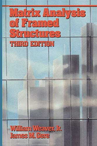 9780442234850: Matrix Analysis Framed Structures (VNR Structural Engineering S.)