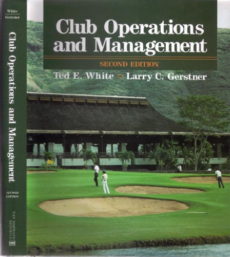 9780442235284: Club Operations and Management
