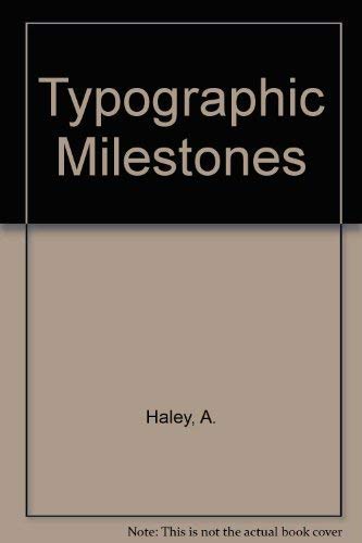 9780442236427: Typographic Milestones