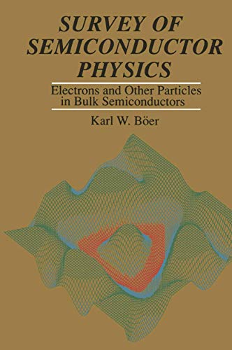 Stock image for Survey of Semiconductor Physics: Electrons and Other Particles in Bulk Semiconductors for sale by Irish Booksellers